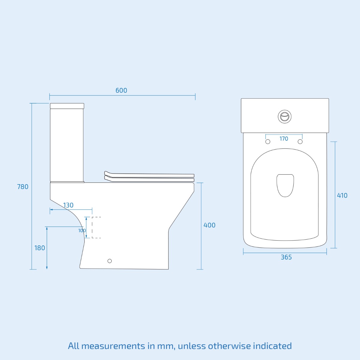 Merton 600mm Floorstanding Vanity Unit & Rimless Close Coupled Toilet White