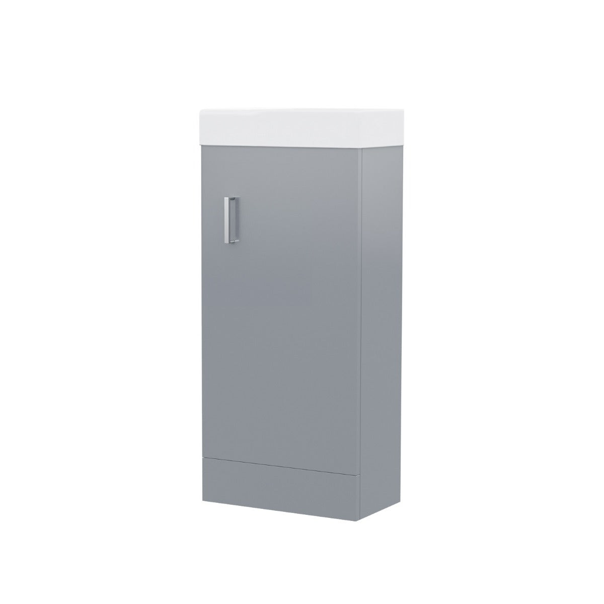 Nanuya 400mm Light Grey Vanity Unit and WC Toilet Pan