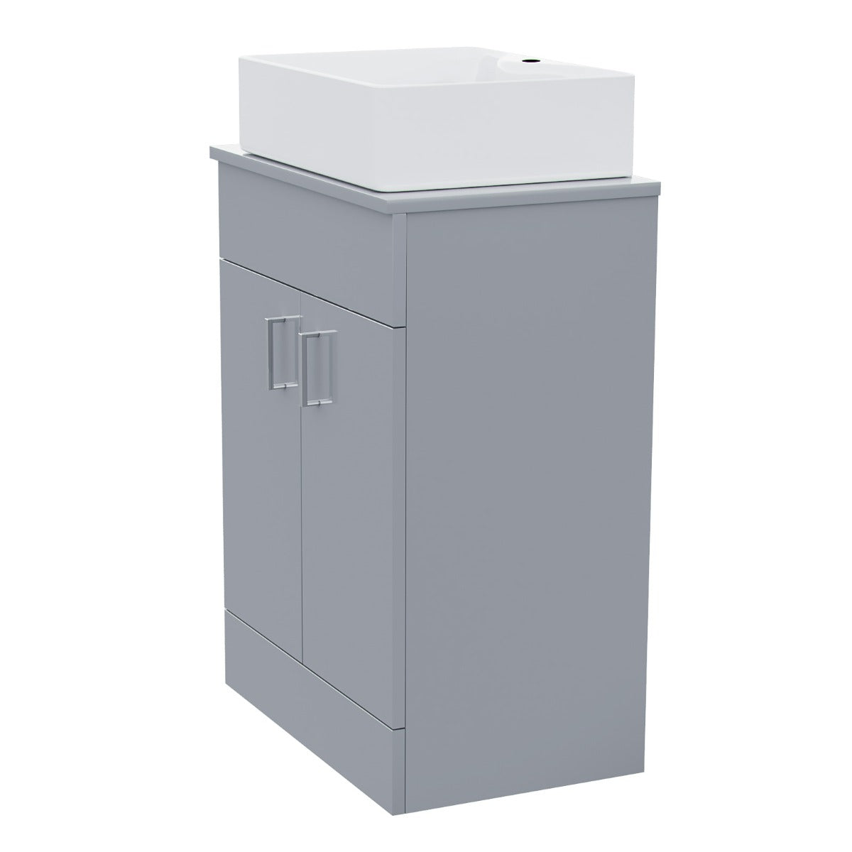 Nanuya  500mm Grey Vanity Cabinet and Rectangle Counter Top Basin Unit