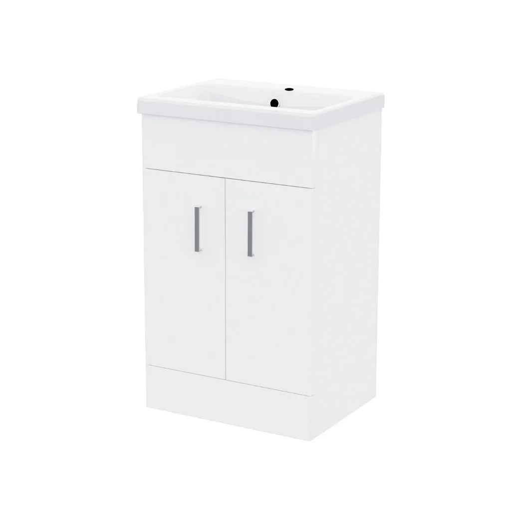 Nanuya 500mm Flat Pack Vanity & WC Toilet Pan