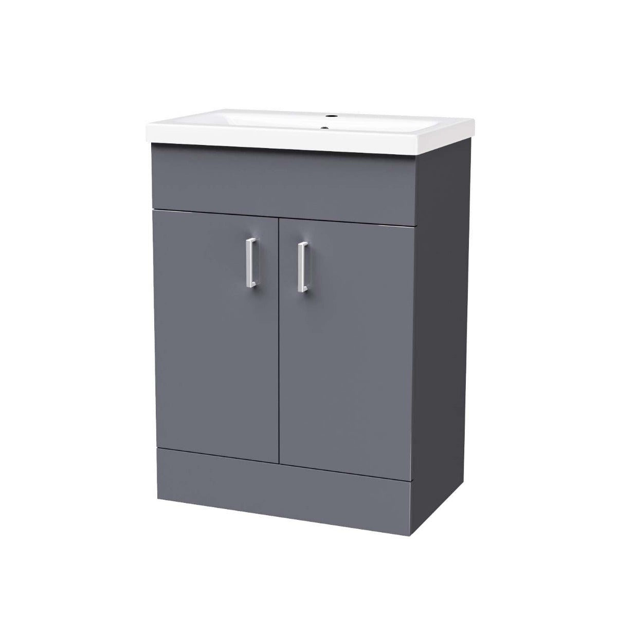 Nanuya 600mm Floorstanding Vanity Basin Unit Grey