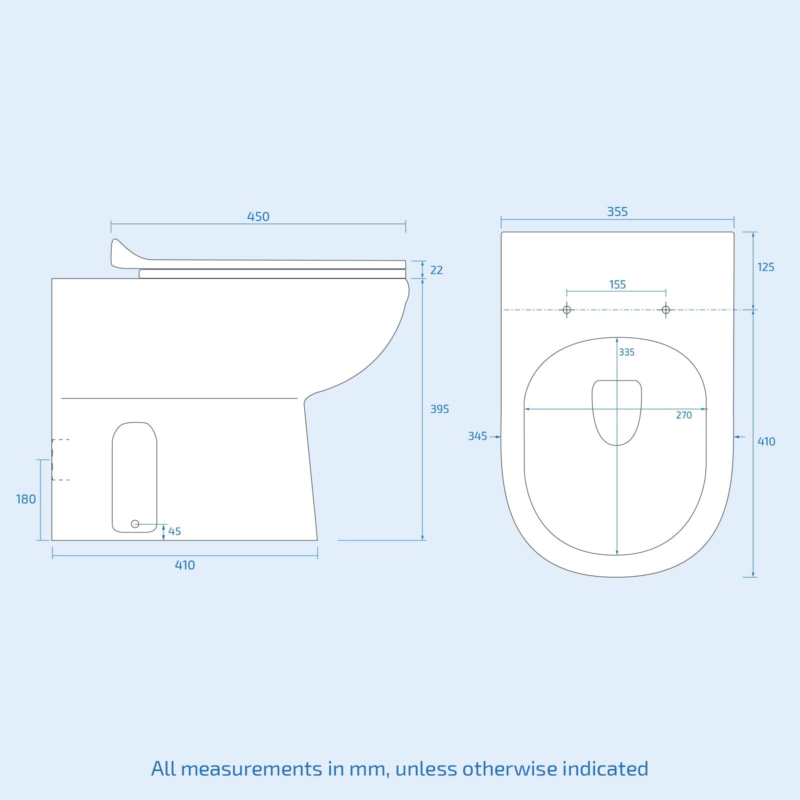 Manifold Grey 900mm Left Hand Vanity Basin Back To Wall Toilet
