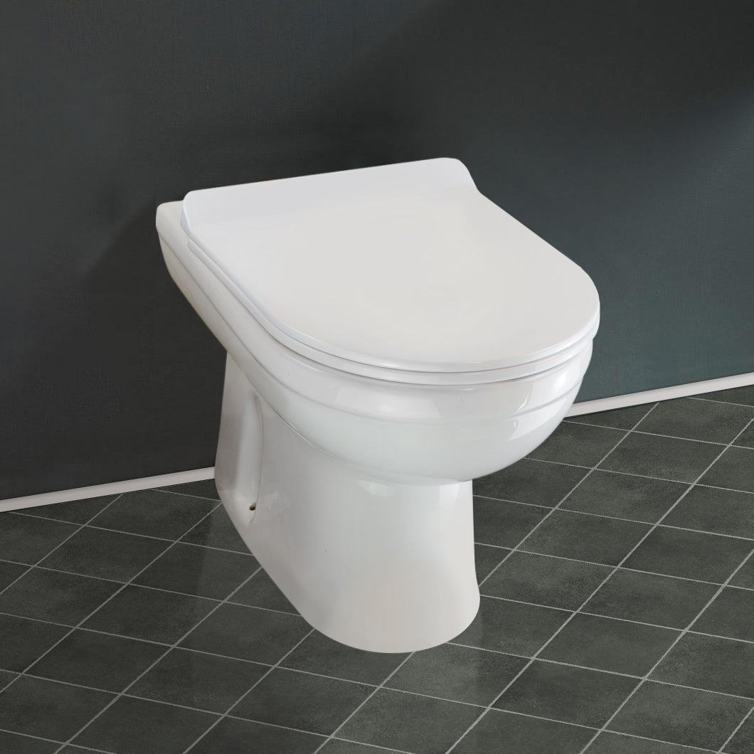 Grey RH 900mm Vanity Basin Unit, WC Unit & Back to Wall Toilet