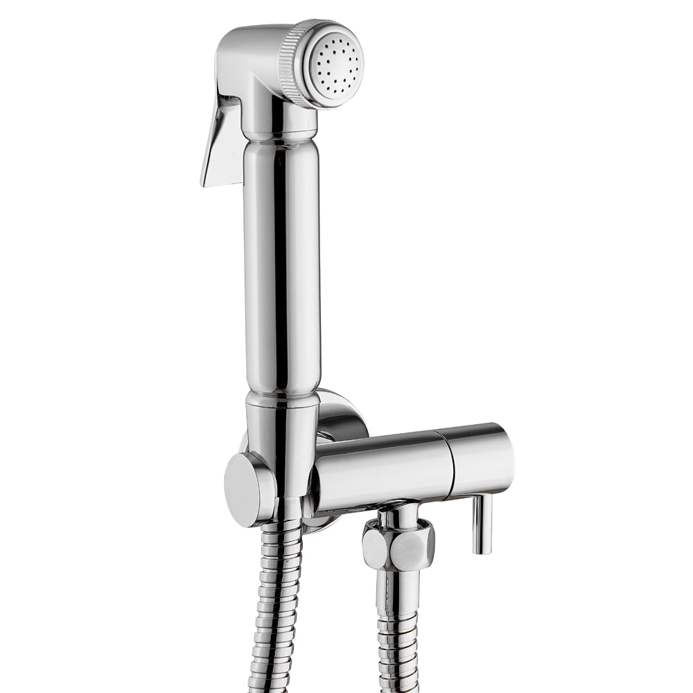 Luxury Douche Kit with Integrated Shut Off Valve & Holder
