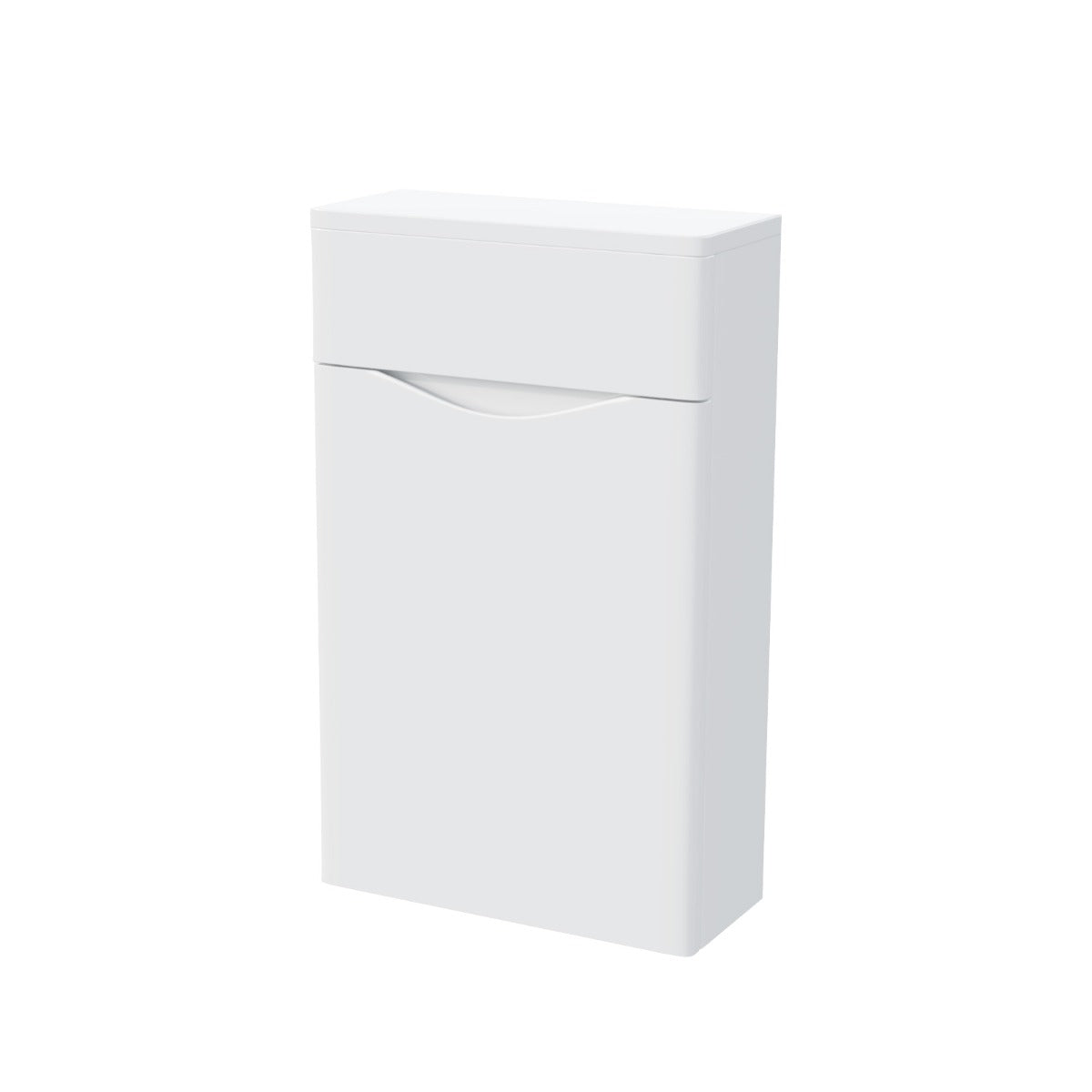 Merton 500mm Modern Back To Wall WC Unit BTW Bathroom Furniture White