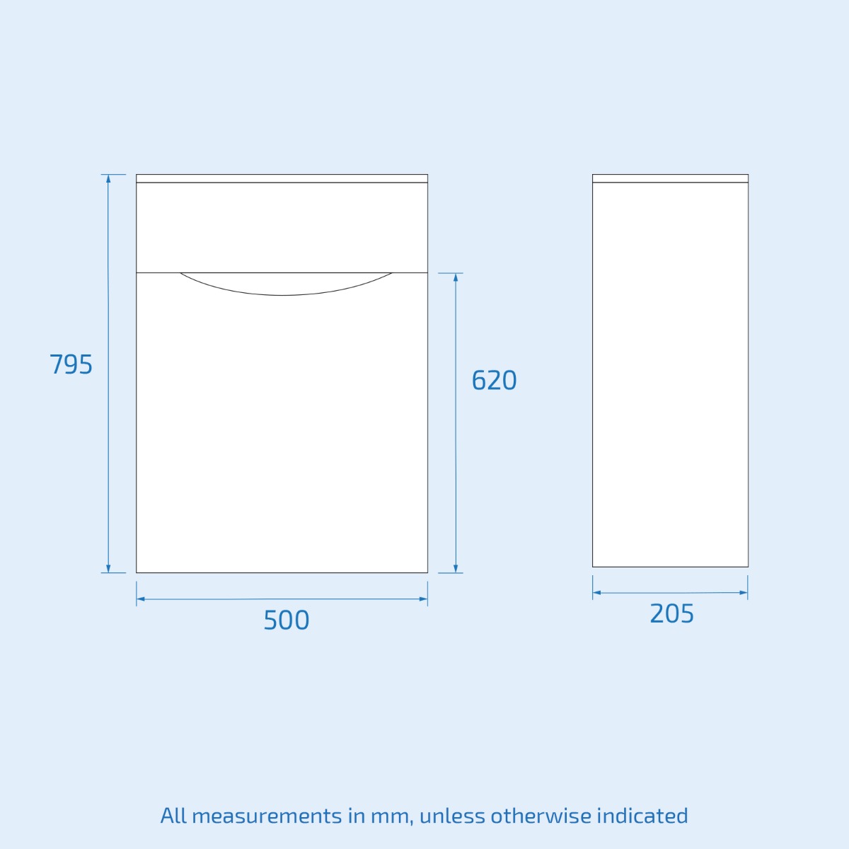 Merton Modern Back To Wall Toilet Pan and WC Unit Soft Close Seat White