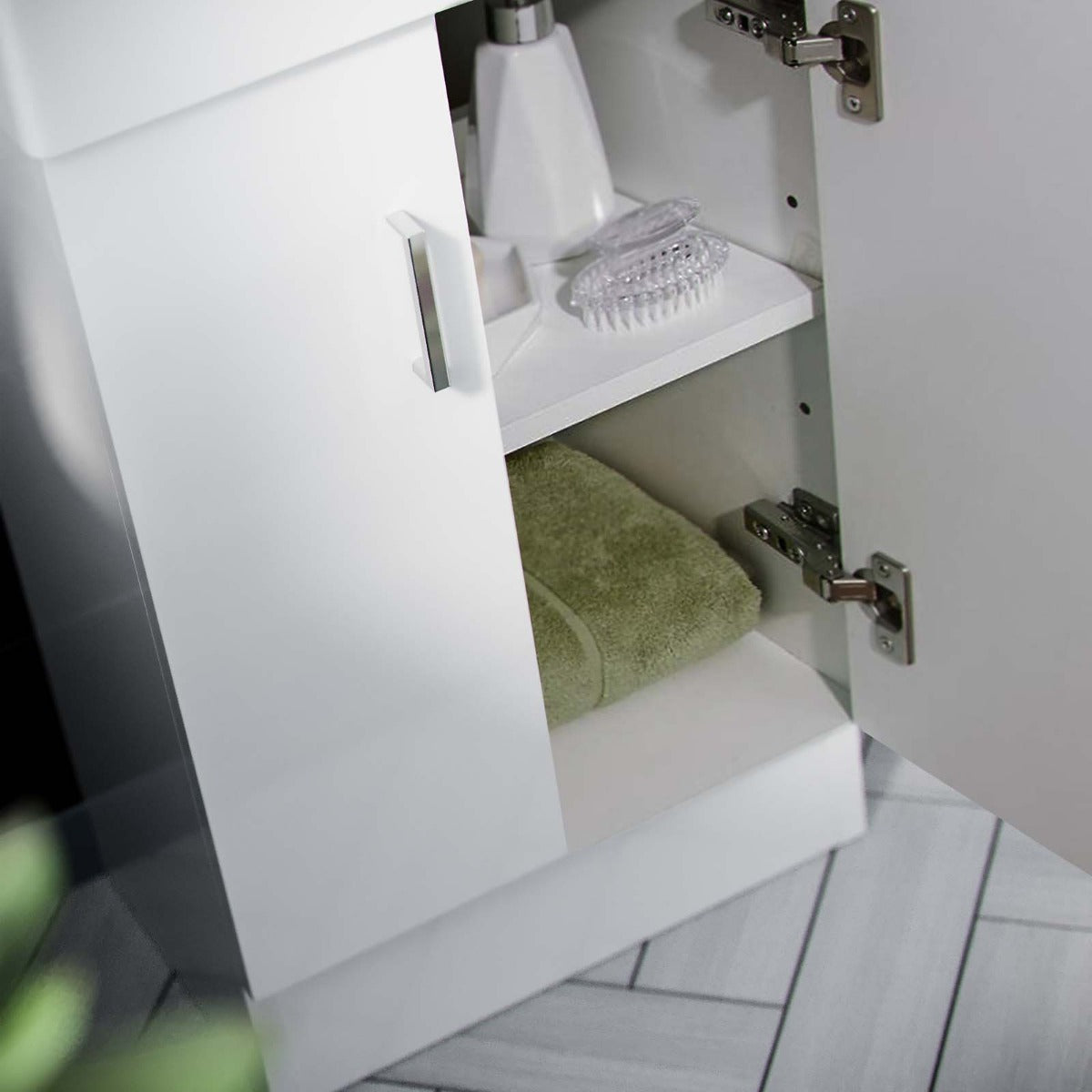 Nanuya 450 Flat Pack Vanity & WC Toilet Pan and Round Bathtub Suite