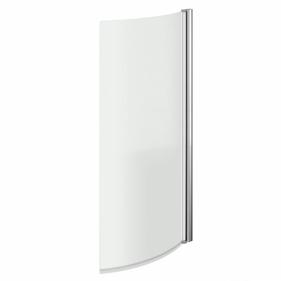 Diamond 1700 x 700mm P-Shaped Shower Bath with Bath Screen Right Hand