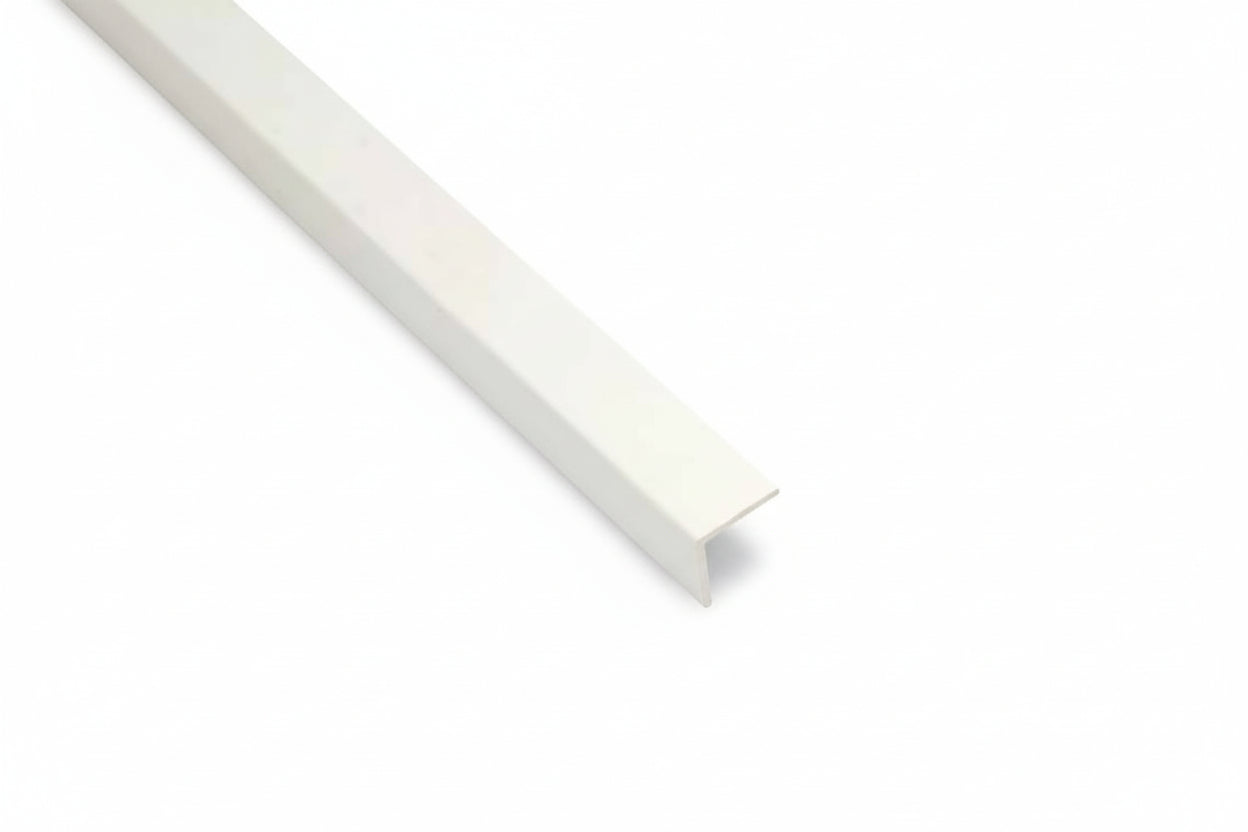 PVC 2.7m White L Shape External Corner Trim For Wall & Ceiling Panels - Universal Size