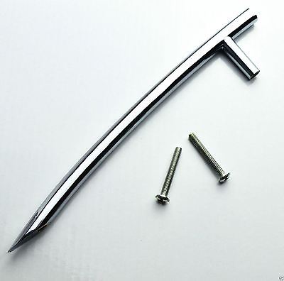 Solid Brass Kitchen Bathroom Cabinet Vanity Door Rod Bow Handles - 190mm