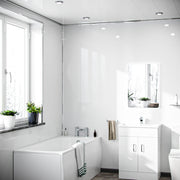 Gloss White PVC Shower Wall Panel 1000mm X 2400mm X 10mm
