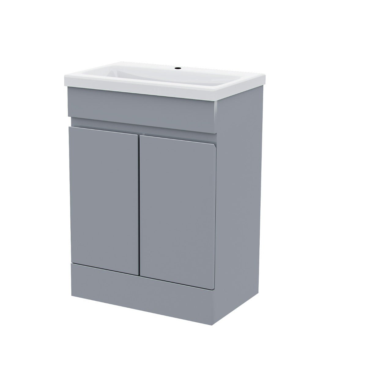 Alaska 500mm Grey Vanity Cabinet and Basin Sink Unit Bathroom Floor Standing