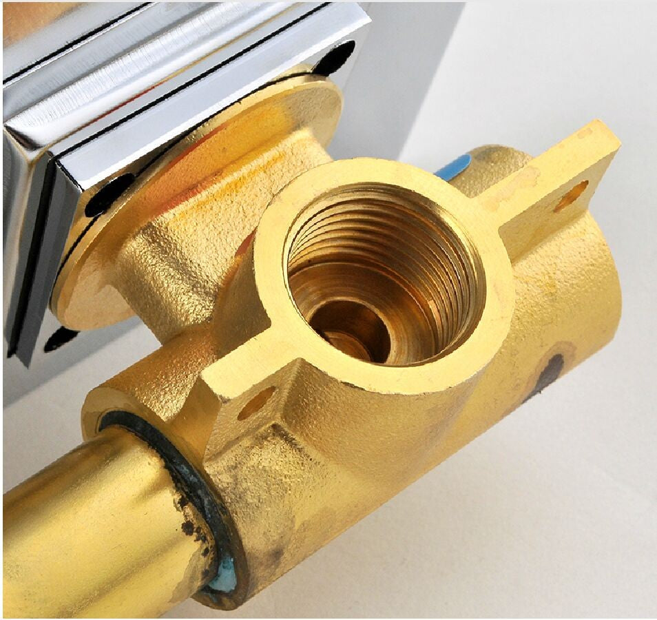 Ozone Modern Design Waterfall Wall Mounted Concealed Basin Single Lever Mixer Tap