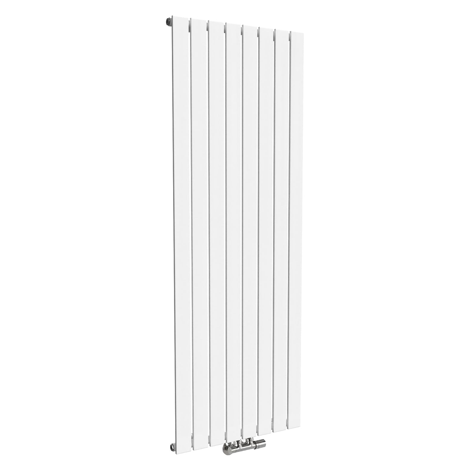 Vertical Flat Panel White Central Connection Radiator 546 X 1800 mm