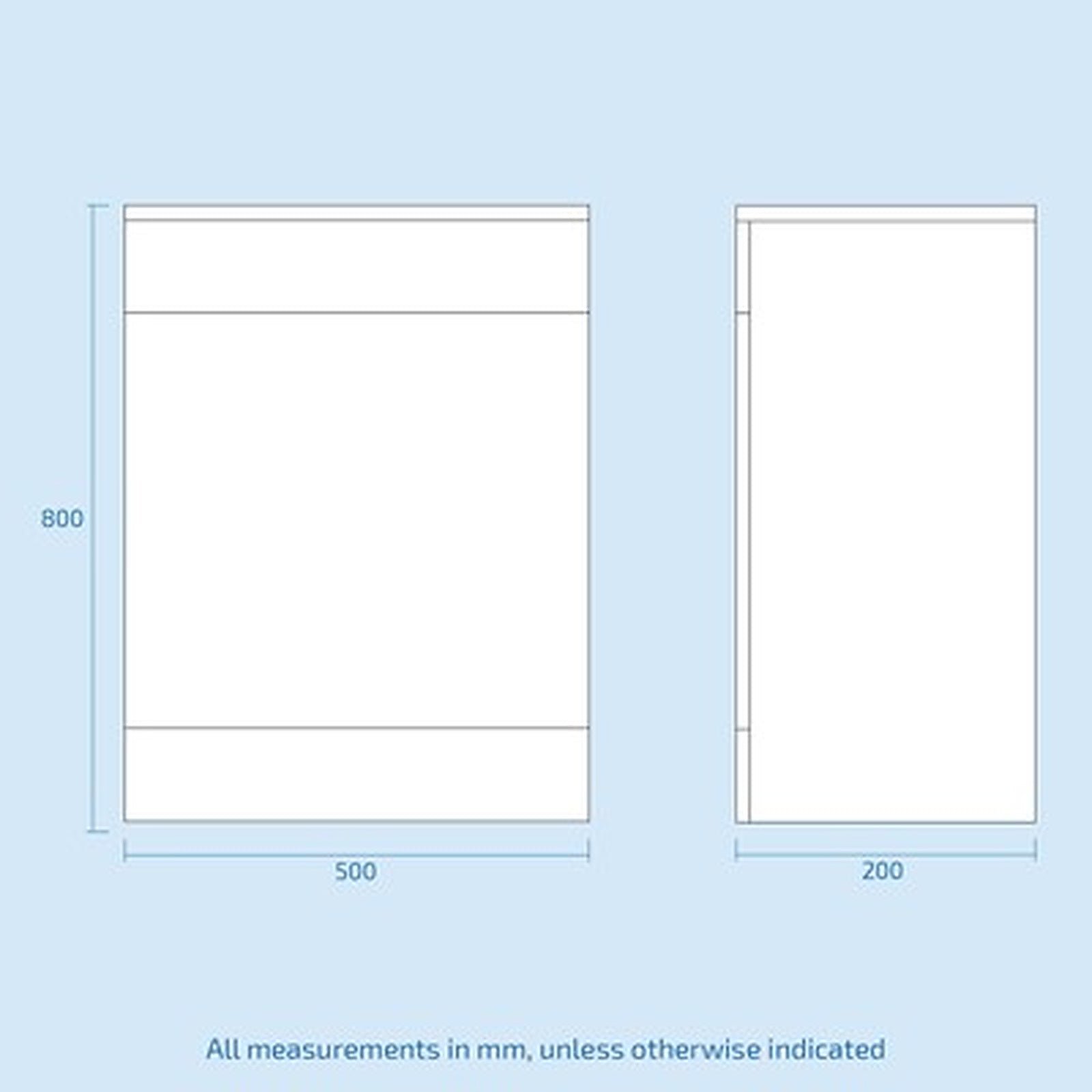 600mm Light Grey Vanity Basin Unit & WC Toilet Cabinet Suite