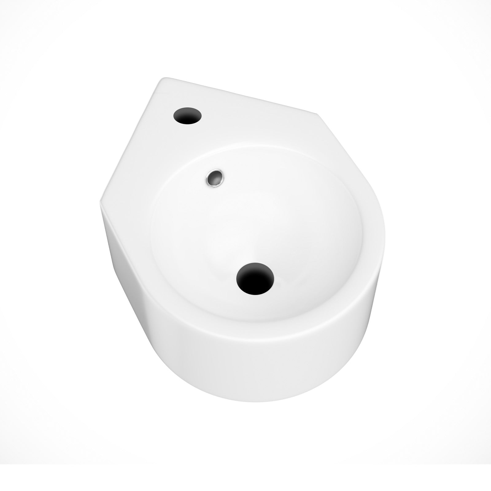 Palmer 310mm Bathroom Wall Hung Basin Sink with Modern Basin Mono Tap & Waste