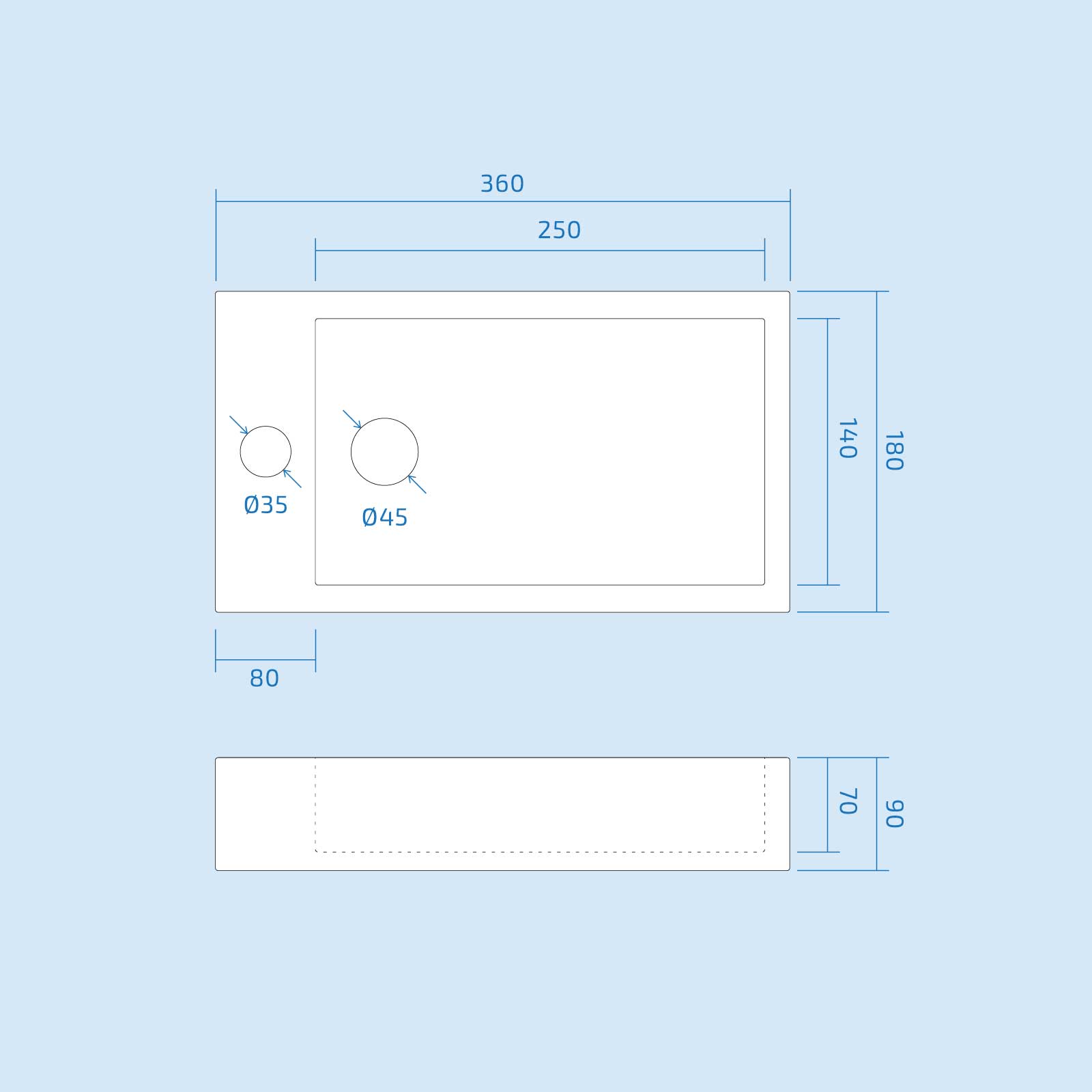 Melbourne Ceramic Round Back To Wall Pan & Toilet Seat Wall Hung Basin Left Hand