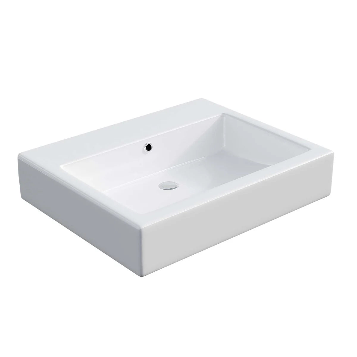Lomond White 570mm Wall Hung Rectangle Basin