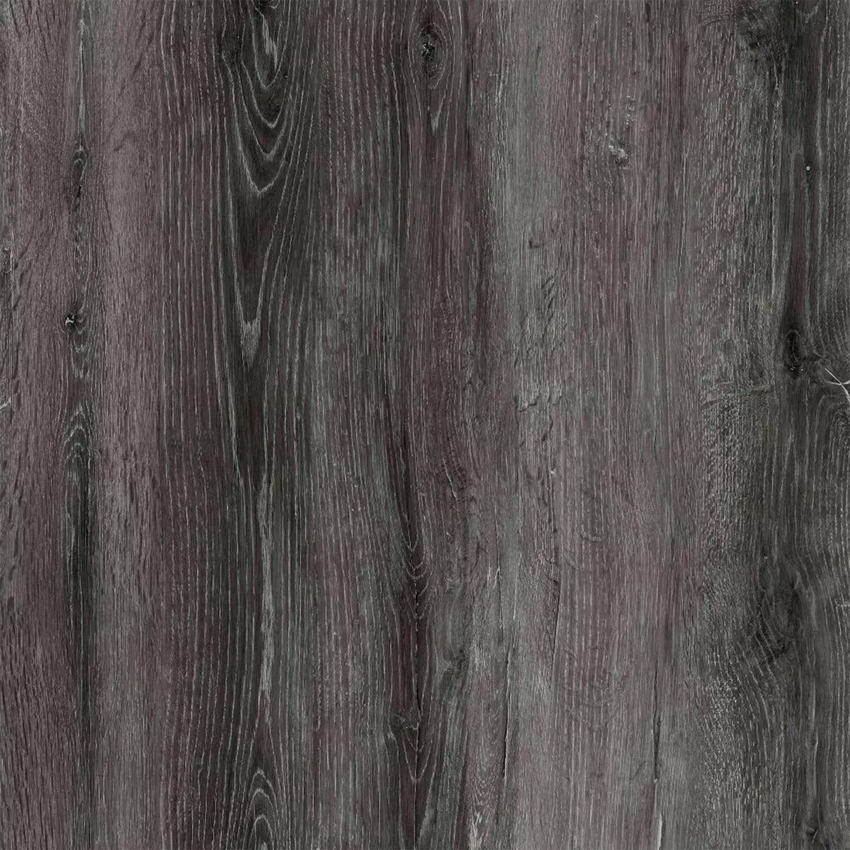 SPC Vinyl Click Flooring Wood Plank 1220mm x 180mm Black Oak 5.35mm Thick - Pack Of 10