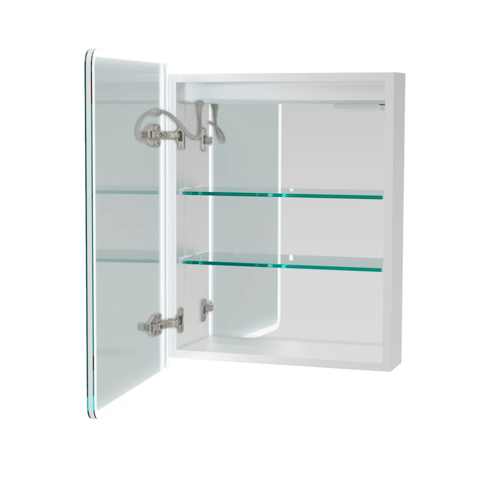 LED Bathroom Mirror Cabinet 2 Doors 500 x 130 x 700mm with Sensor