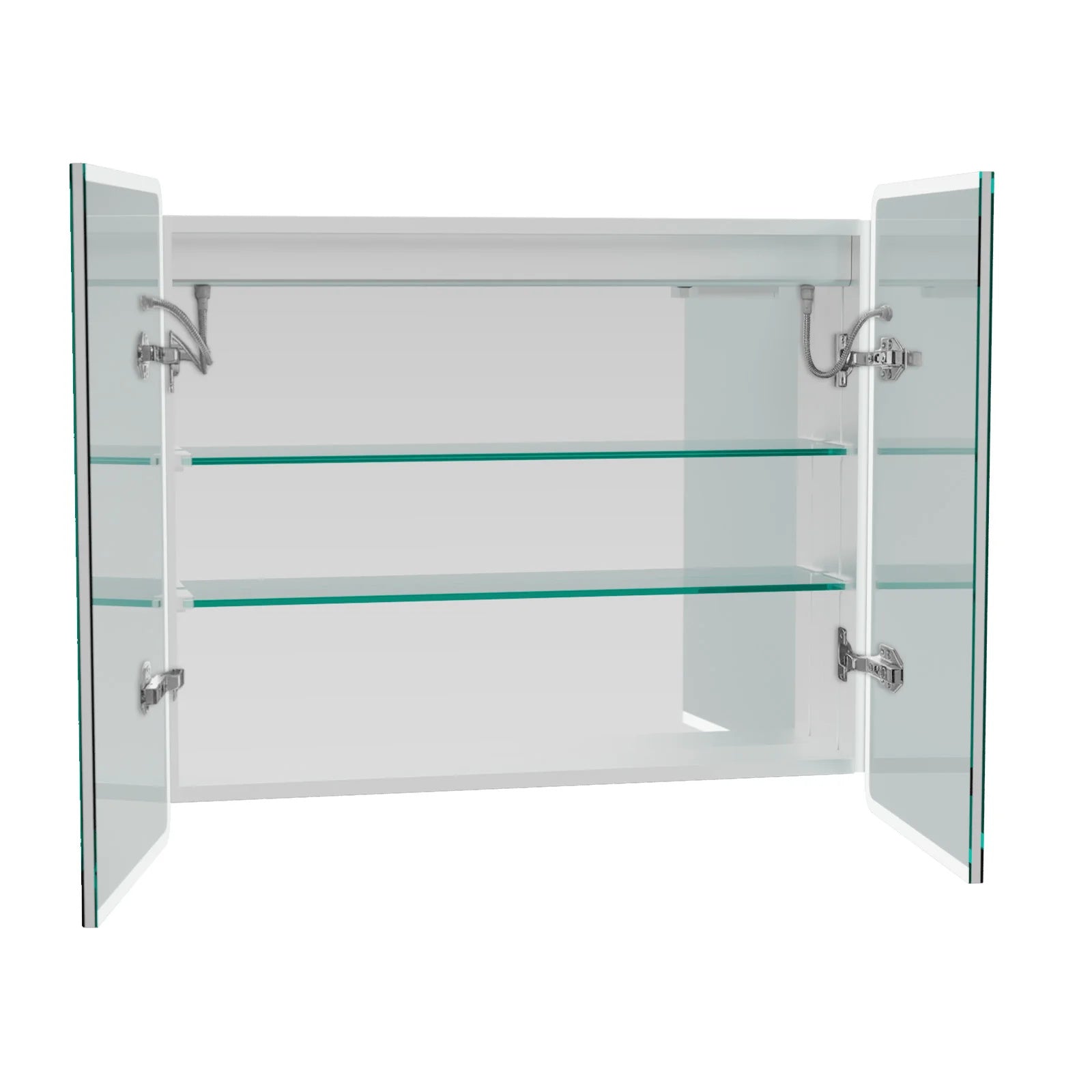 LED Bathroom Mirror Cabinet 2 Doors 800 x 130 x 700mm with Sensor