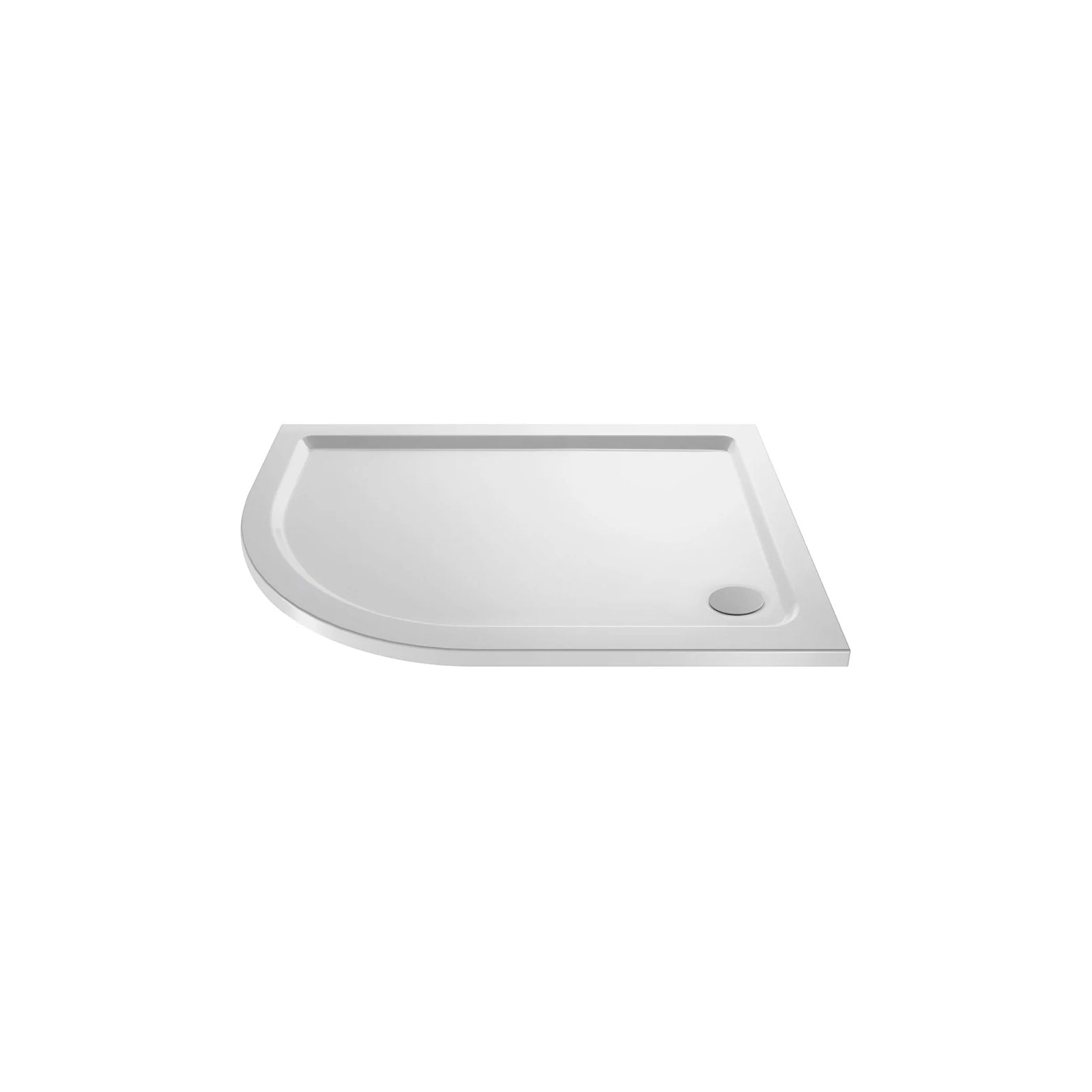LH 900mm x 800mm Offset Quadrant Shower Tray