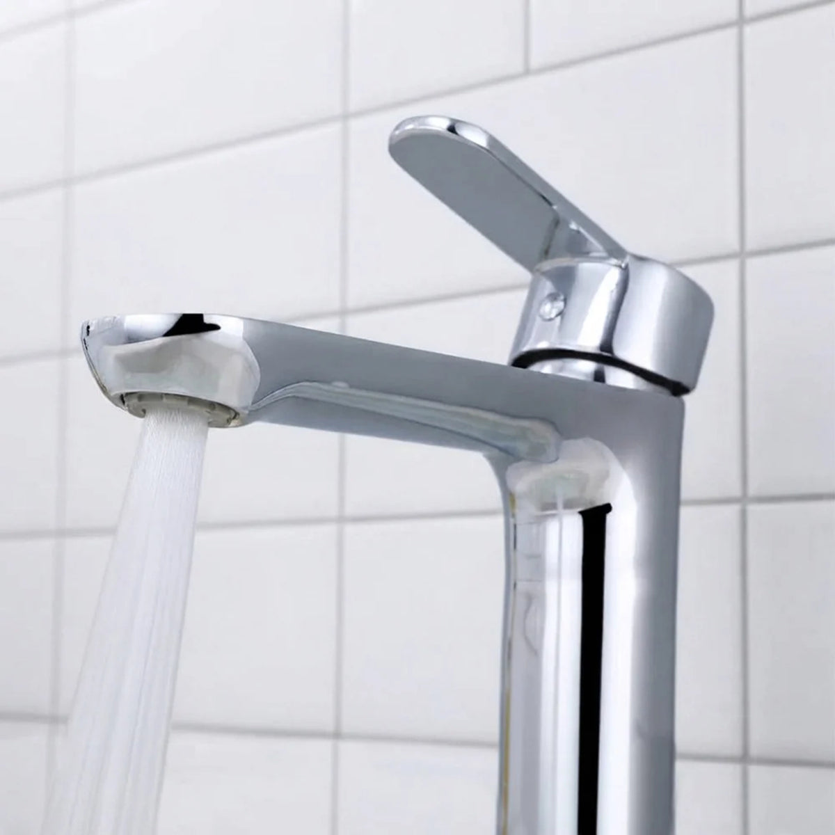 Modern Chrome Bathroom Single Lever Mono Basin Mixer Tap