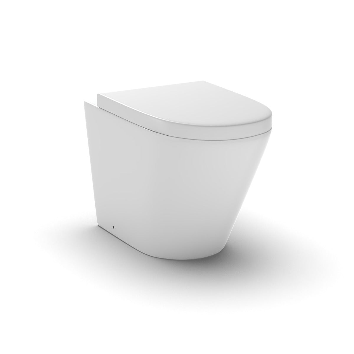Aric 1100mm LH Bathroom Basin Combination Flat Pack Vanity Unit Grey and Ellis Back To Wall WC Toilet
