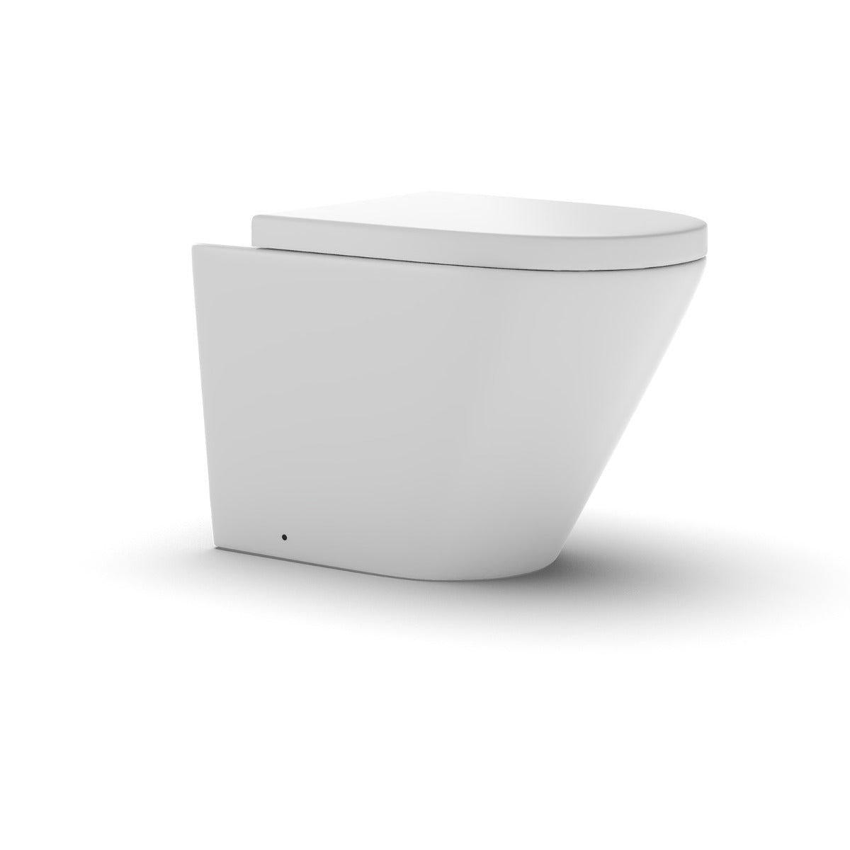 Aric 1100mm LH Bathroom Basin Combination Flat Pack Vanity Unit Grey and Ellis Back To Wall WC Toilet