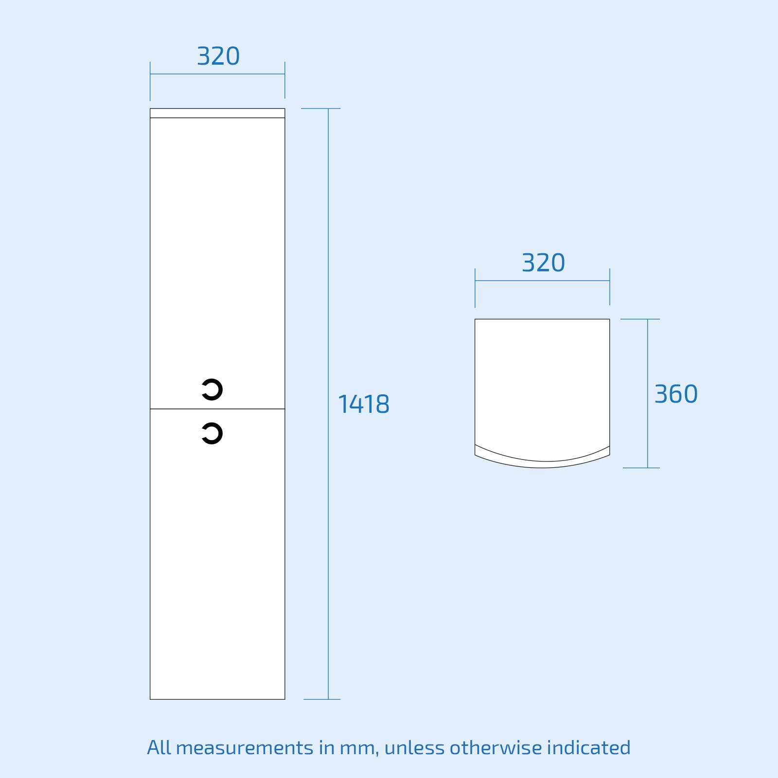 Dene Left Hand 1100mm White Vanity Basin Unit White + Back to Wall Toilet & Wall Hung Cabinet