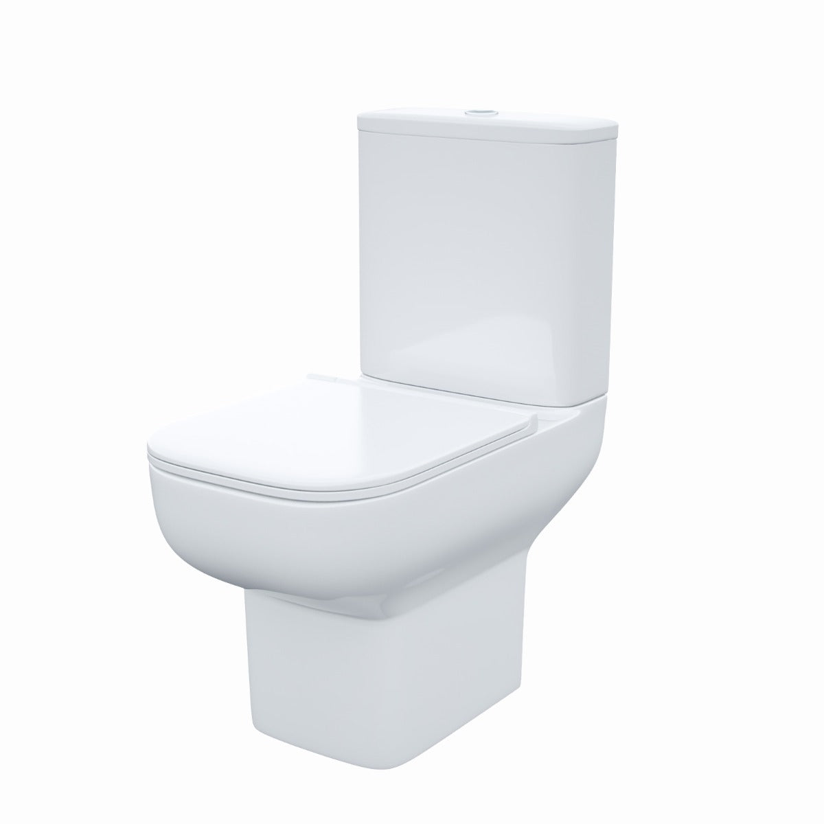 Louie Comfort Height Closed Coupled Toilet & 560mm Full Pedestal Basin Set