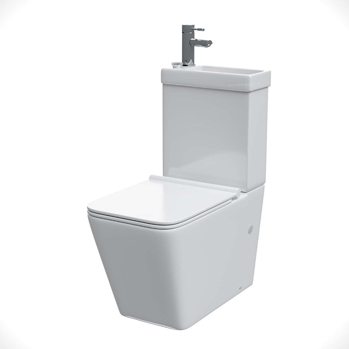 Nova 2 in 1 Combo Toilet and Basin Space Saver Unit  and Basin tap