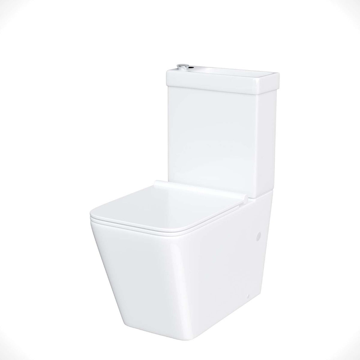 Nova 2 in 1 Combo Toilet and Basin Cloakroom Space Saver Unit  and Basin Tap and Waste