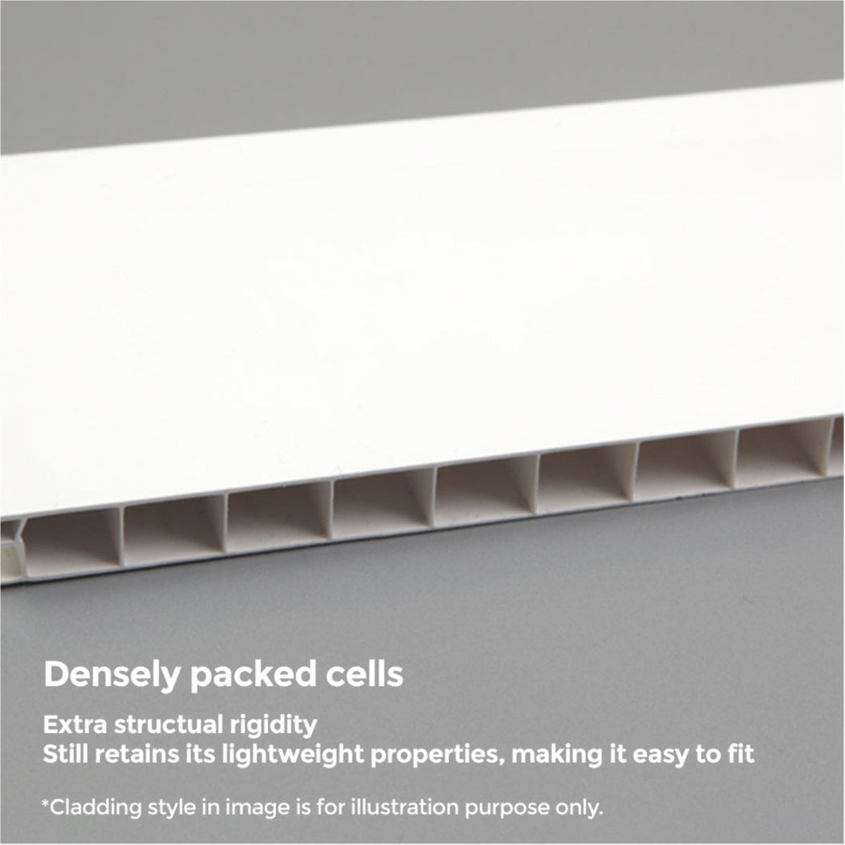 Sample PVC Wall Panel 10mm Thickness Cladding