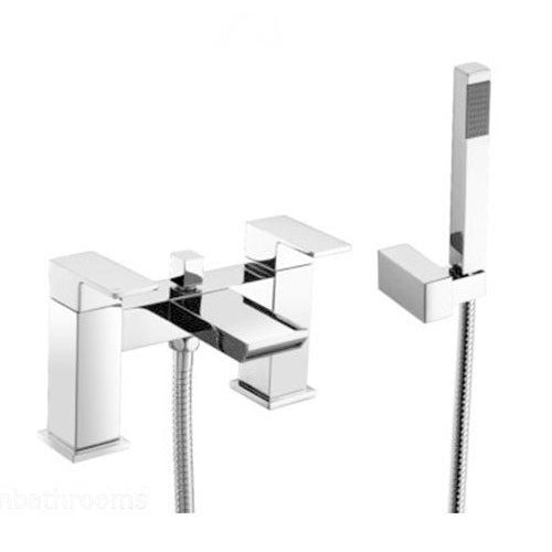 Waterfall Basin Mono Tap & Bath Shower Mixer Tap Chrome