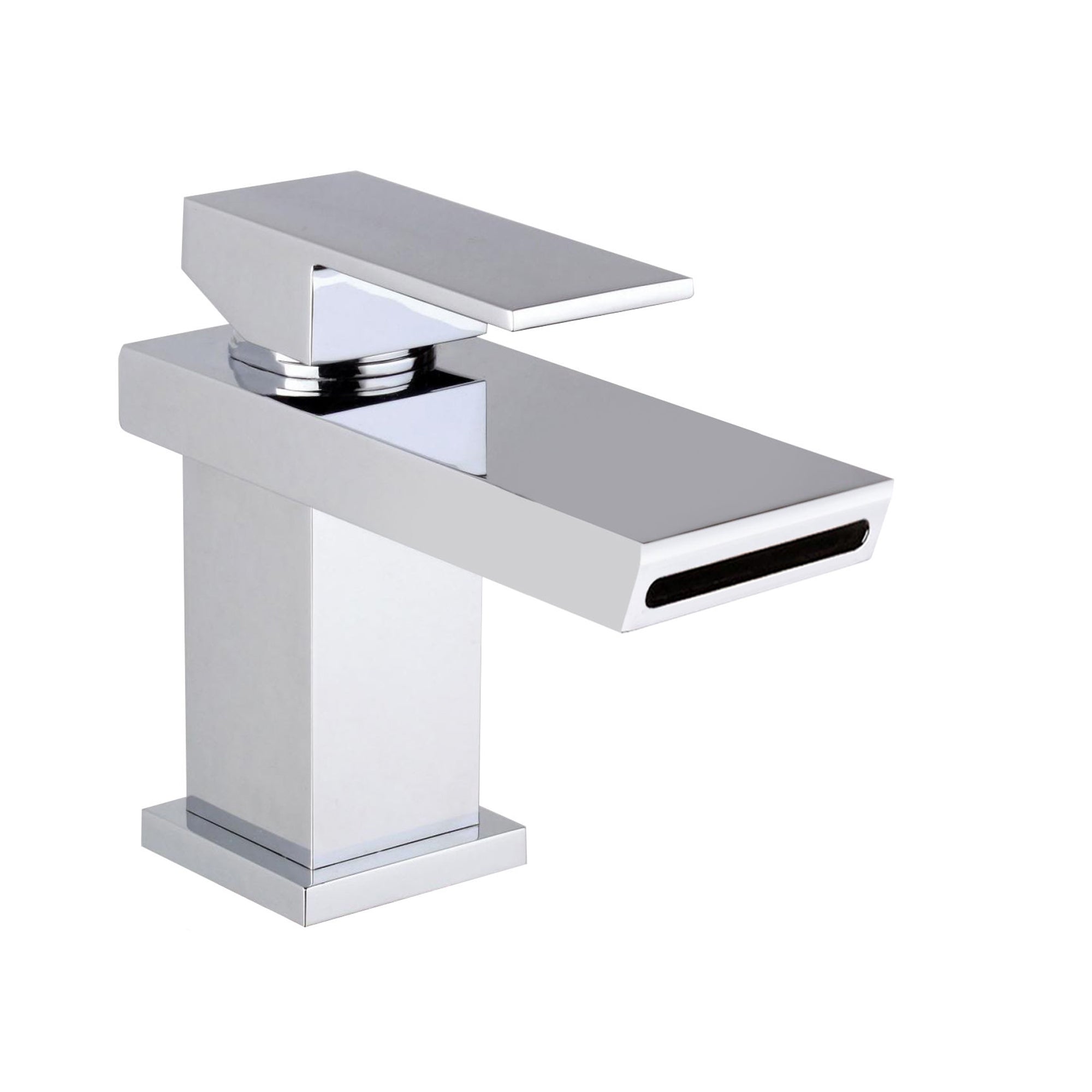Waterfall Basin Mono Tap & Bath Shower Mixer Tap Chrome