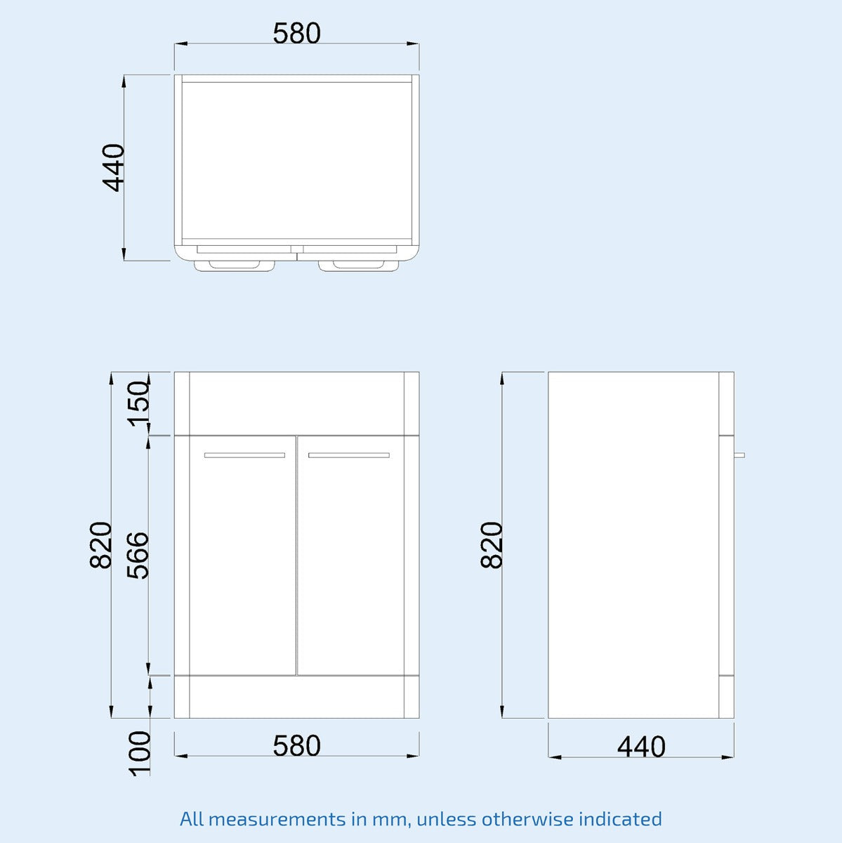 Afern 600mm Vanity Basin Unit & Rimless Close Coupled Toilet White