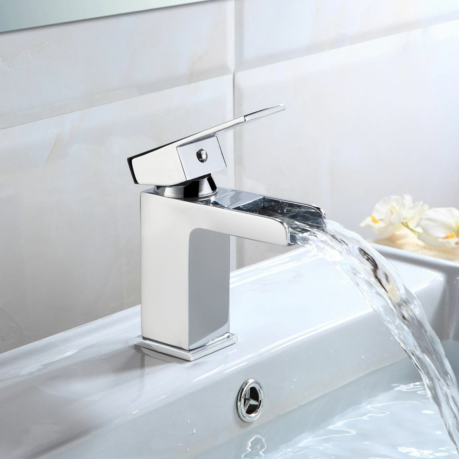 Ozone Waterfall Waterfall Cloakroom Basin Mono Mixer