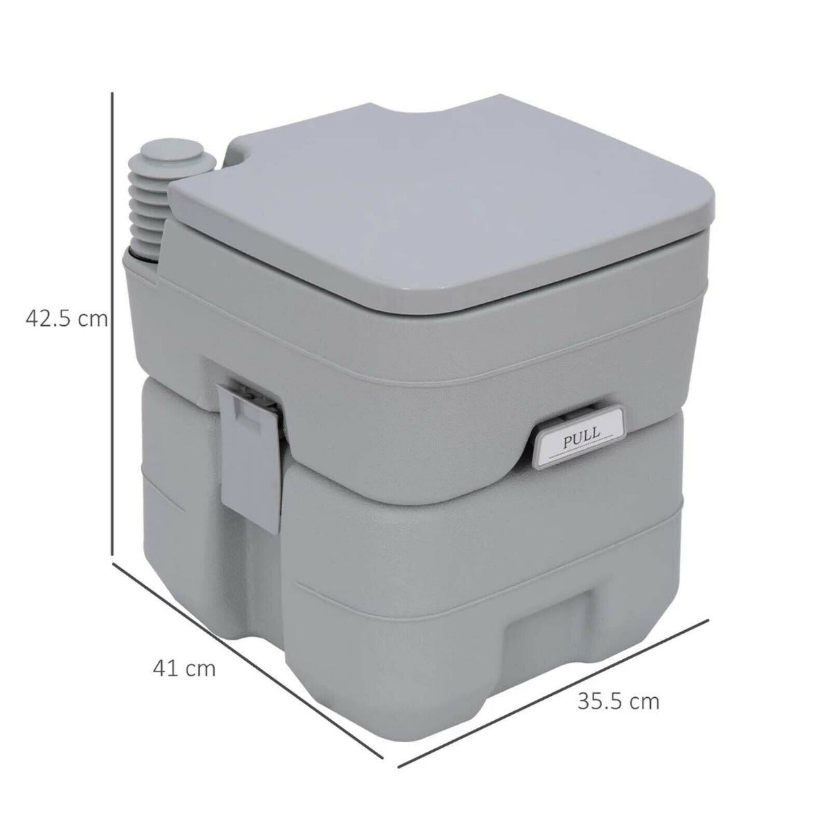 Portable 20L Camping Travel Toilet Compact Potty Loo with UVC Smart Sterilizer