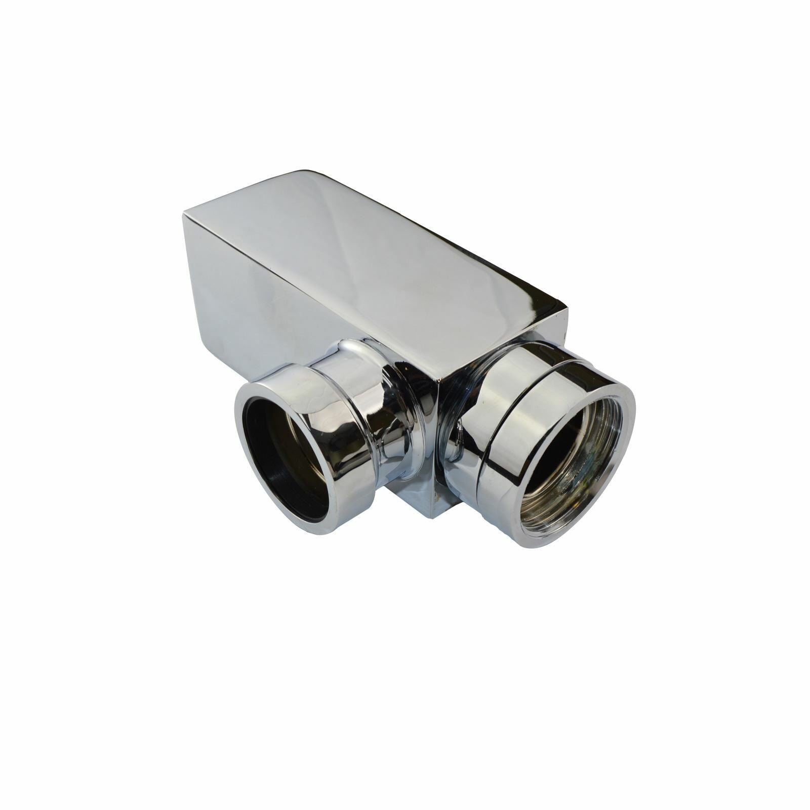 Square Bottle Trap & Outlet Pipe Chrome Bathroom Basin Sink Brass