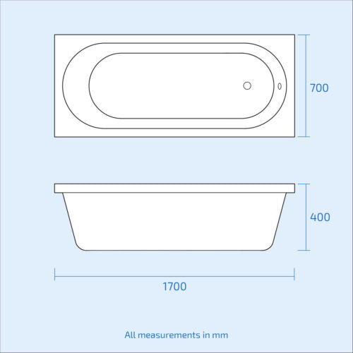 Nanuya 450 Flat Pack Vanity & WC Toilet Pan and Round Bathtub Suite