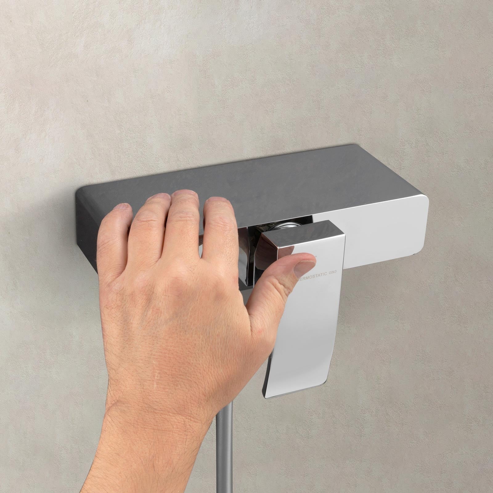 Rennan Exposed Thermostatic Cool Touch Shower Mixer Valve