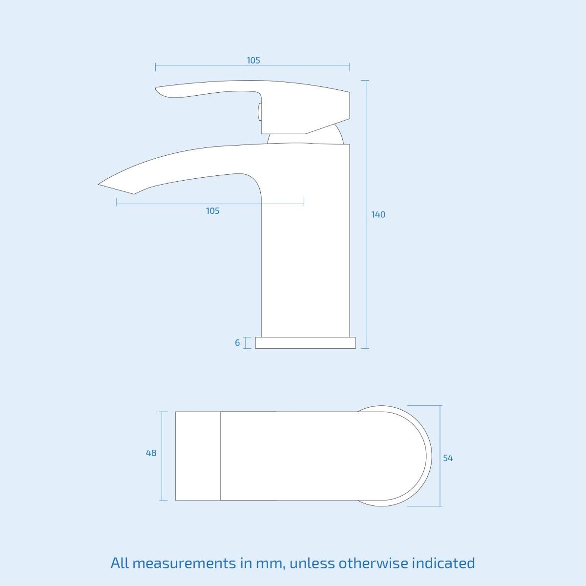 Vago Waterfall Basin Mono Tap & Bath Shower Mixer Tap Chrome