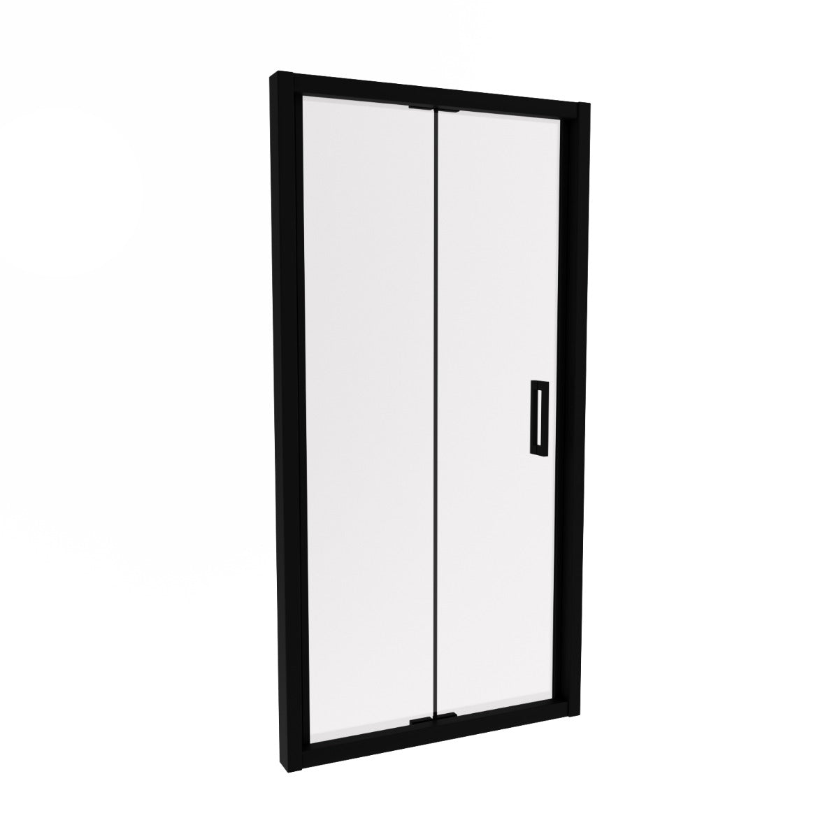 Bi-fold shower door image front view