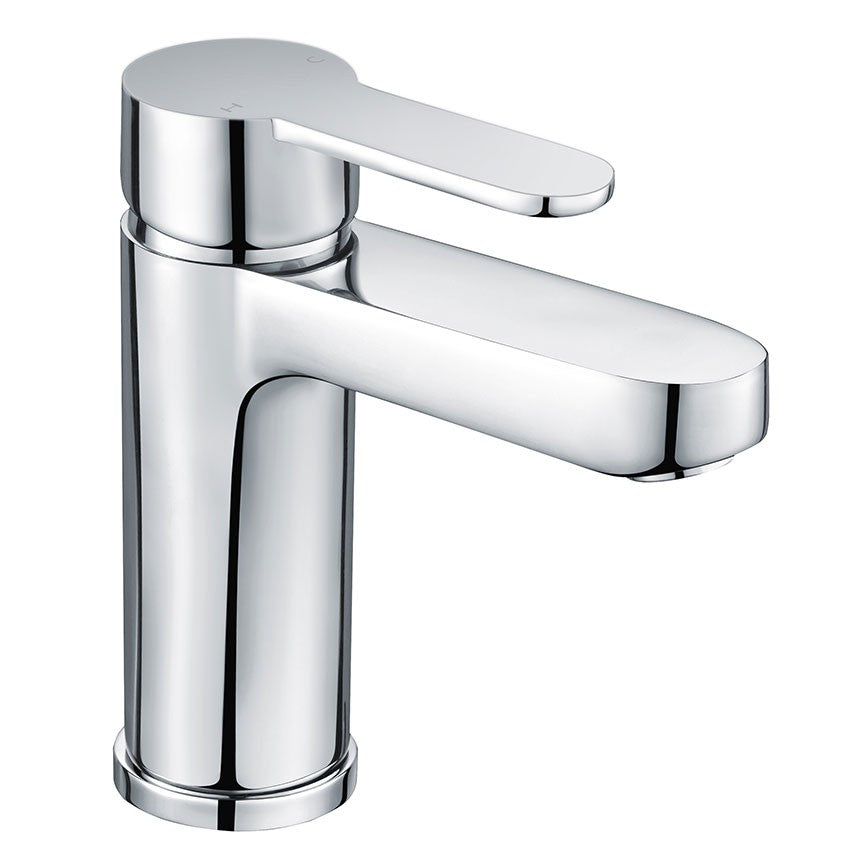 Modern Round Chrome Design Bathroom Basin Single Lever Mono Mixer Tap
