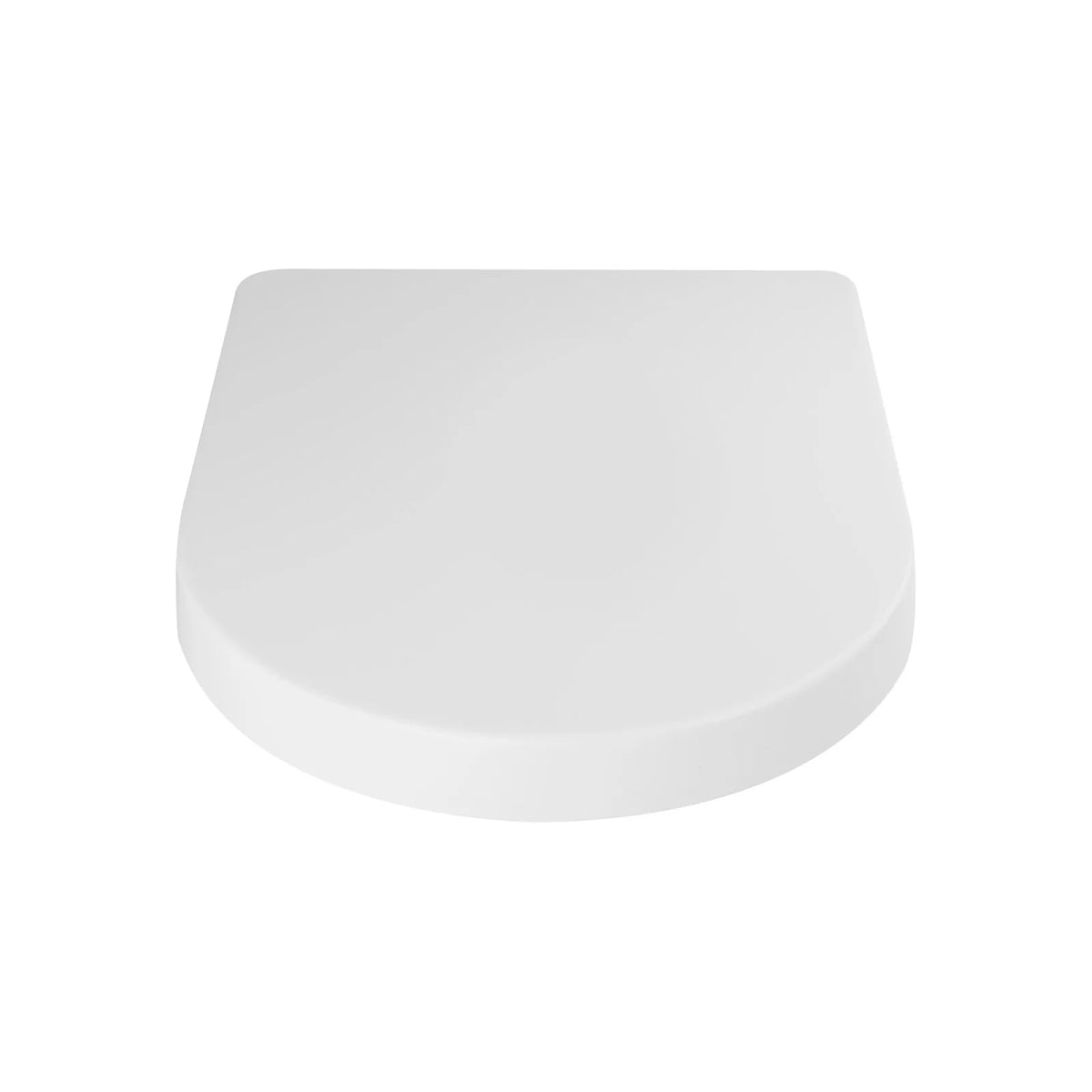 Soft Close D Shape Toilet Seat With Cover - Thick Design