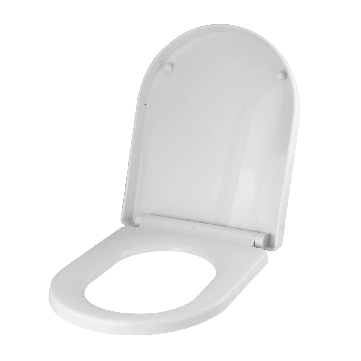 Soft Close D Shape Toilet Seat With Cover - Thick Design