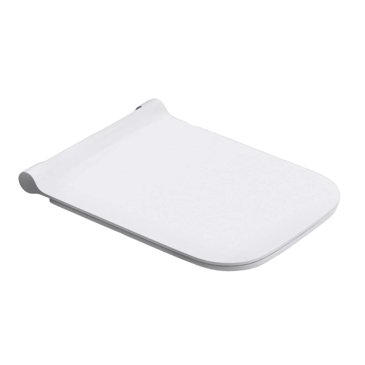 Soft Close Square Shape Toilet Seat Cover - Slim Design