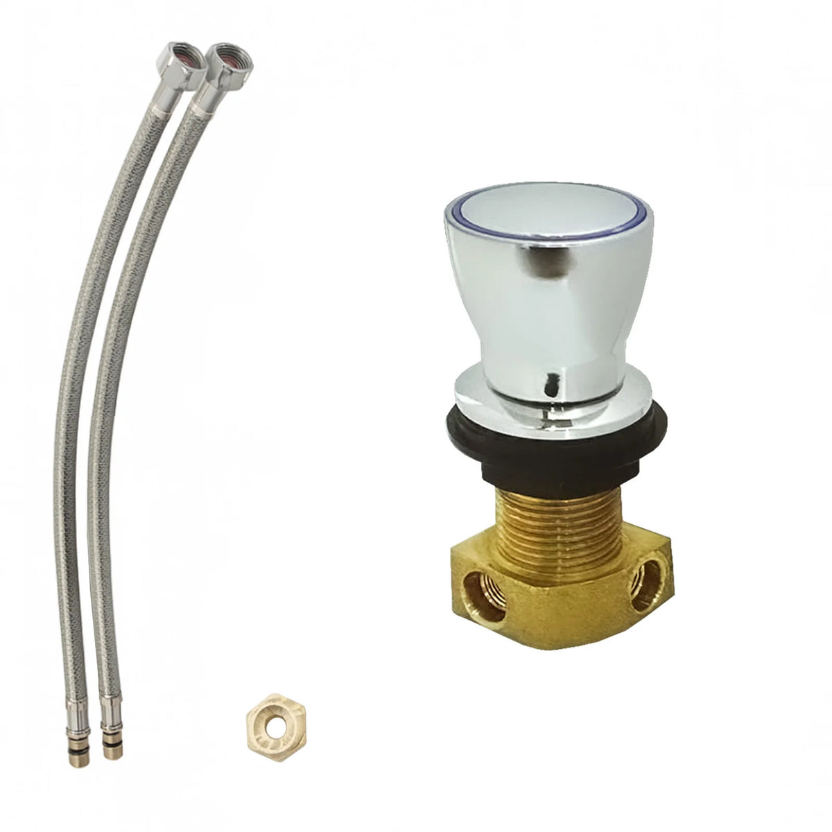 Square Rimless Back To Wall Toilet Pan With Integrated Bidet