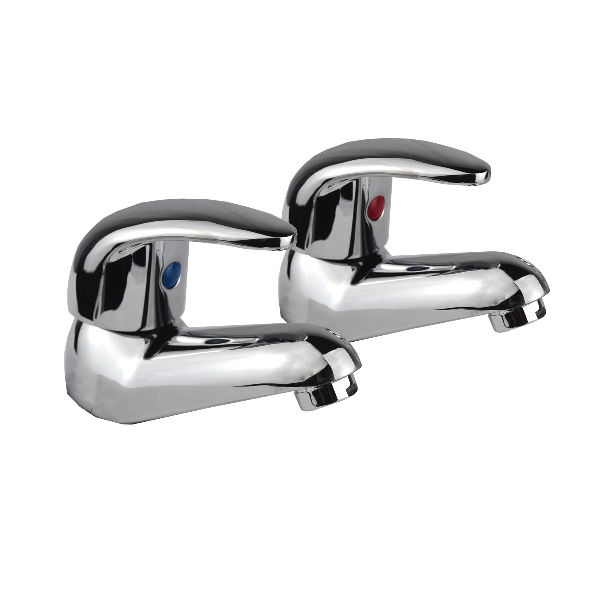 Basin Sink Mono Mixer Single Lever Handle Hot Cold Pair